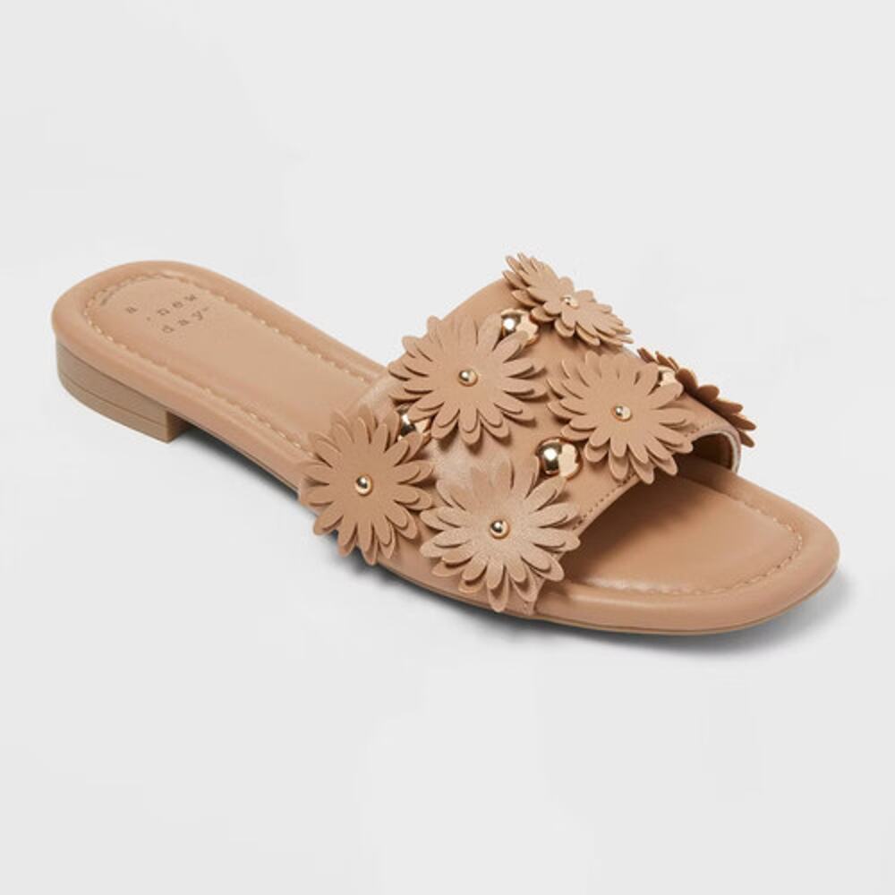 Women's Ziva Sandals with Memory Foam Insole - A New Day